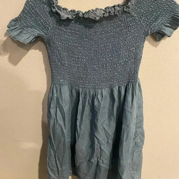 Forever 21 Blue Offshoulder Dress size Small - Picture 2 of 6